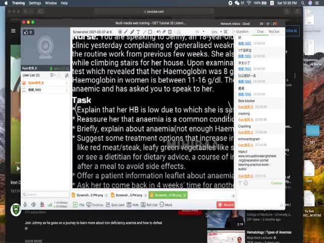 20-21年&nbsp;OET&nbsp;Tutorial22&nbsp;Listening&nbsp;and&nbsp;Speaking