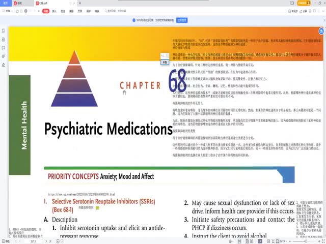 CHAPTER&nbsp;68&nbsp;心理疾病藥物