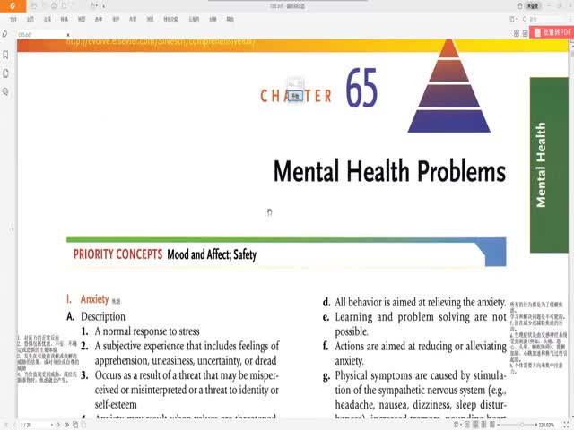 CHAPTER&nbsp;65&nbsp;心理疾病