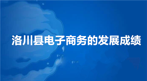 洛川县电子商务的发展成绩