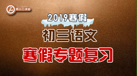 【2019寒假】初三语文寒假专题复习